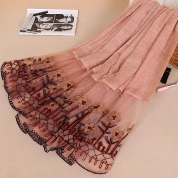 Laven women flower lace scarves bandhnu cotton muslim hijab shawls wraps headband scarves/scarf 10 color 200*95cm 10pcs/lot
Laven women flower lace scarves bandhnu cotton muslim hijab shawls wraps headband scarves/scarf 10 color 200*95cm 10pcs/lot