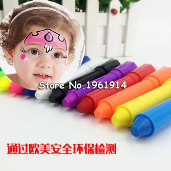 12 Colors Face Painting Pencils Splicing Structure Face Paint Crayon Christmas Body Painting Pen Stick For Children Party Makeup
12 Colors Face Painting Pencils Splicing Structure Face Paint Crayon Christmas Body Painting Pen Stick For Children Party Makeup