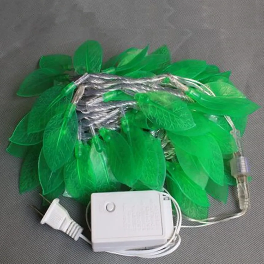 2020 Rushed String Lights Natal Led Outdoor Lighting 10m 100led Green Leaf String Light Wedding Home Decoration Hot Sale Lights
2020 Rushed String Lights Natal Led Outdoor Lighting 10m 100led Green Leaf String Light Wedding Home Decoration Hot Sale Lights