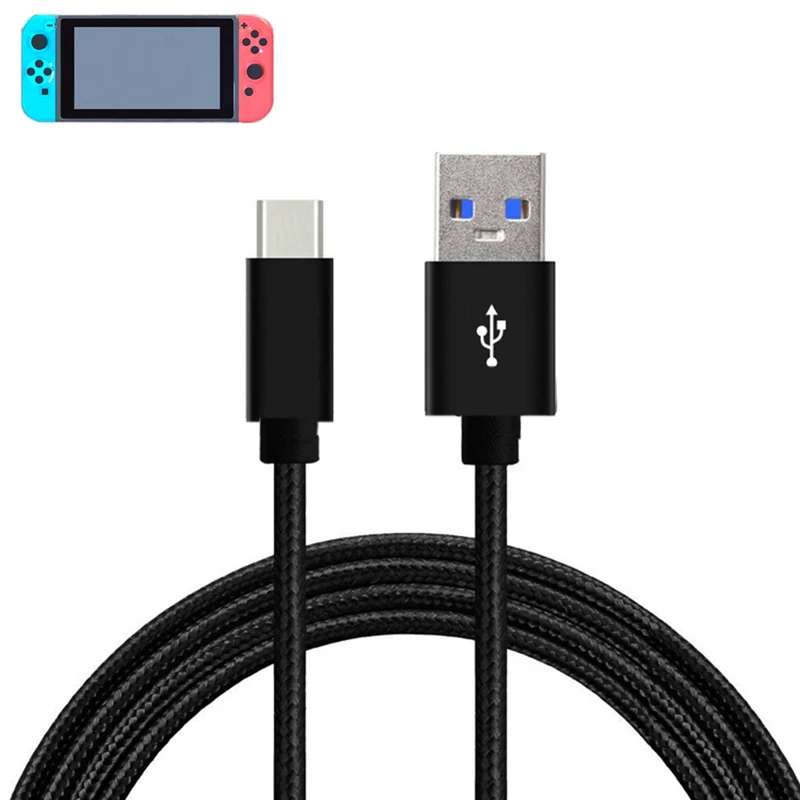JINSHENGDA New USB 3.0 Type C Charging Cable Nylon Braided Cord For Nintendo Switch NS NX 1/2M
JINSHENGDA New USB 3.0 Type C Charging Cable Nylon Braided Cord For Nintendo Switch NS NX 1/2M