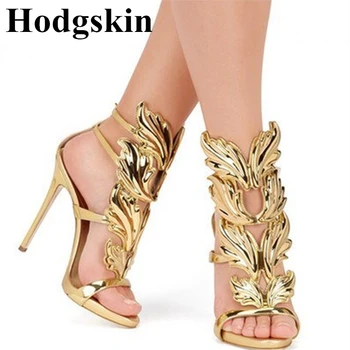 New Design Flame Leaf Summer Sandals Female Buckle Ankle Strap Open Toe Women Shoes Wing Metal Decoration Rome Style Pumps
New Design Flame Leaf Summer Sandals Female Buckle Ankle Strap Open Toe Women Shoes Wing Metal Decoration Rome Style Pumps