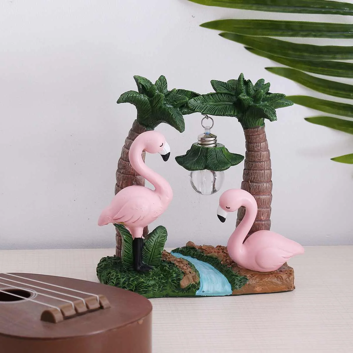 Flamingo Coconut Tree Night Light Lamp Craft Home Table Decor Ornaments Resin Material Cute Outward Craft Gift 15x7x17cm
Flamingo Coconut Tree Night Light Lamp Craft Home Table Decor Ornaments Resin Material Cute Outward Craft Gift 15x7x17cm