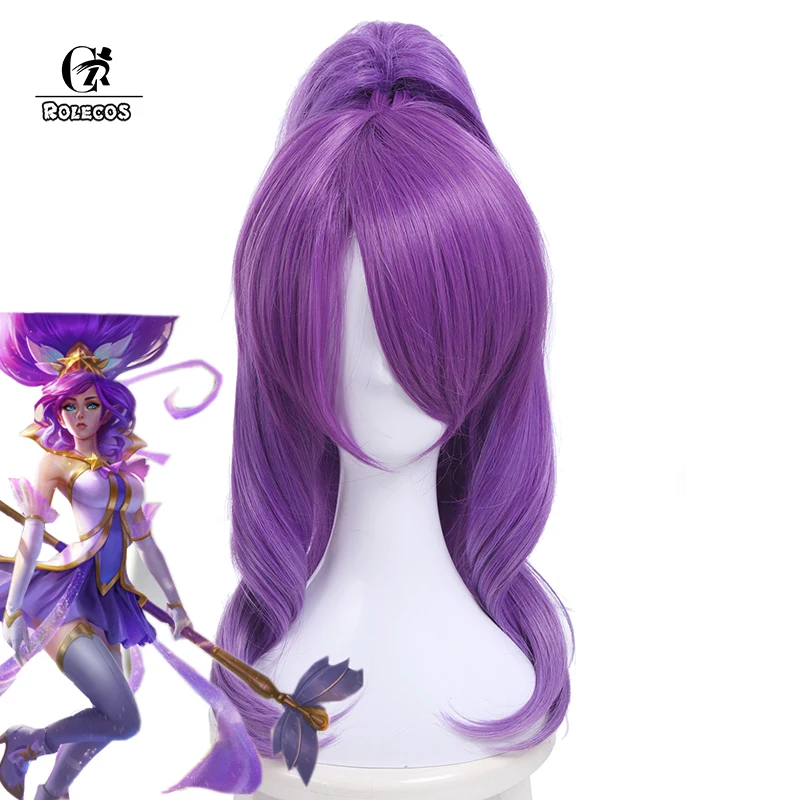 Головной убор для косплея ROLECOS LOL Janna Star Guardian Janna, волшебная игра для девочек, длинные фиолетовые синтетические волосы 50-55 см
Головной убор для косплея ROLECOS LOL Janna Star Guardian Janna, волшебная игра для девочек, длинные фиолетовые синтетические волосы 50-55 см