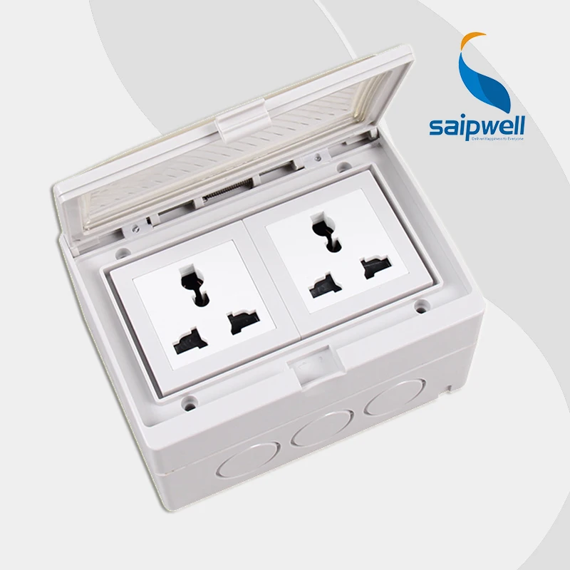 SPL-2U IP55 16A 250V Waterproof Plug Socket / Two Position Wall Socket with CE Approved
SPL-2U IP55 16A 250V Waterproof Plug Socket / Two Position Wall Socket with CE Approved