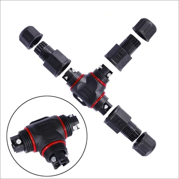 2PCS IP68 T Model Junction Box Cable Connector Waterproof Outdoor External Junction Box Cable Connector Sleeve junction wire
2PCS IP68 T Model Junction Box Cable Connector Waterproof Outdoor External Junction Box Cable Connector Sleeve junction wire