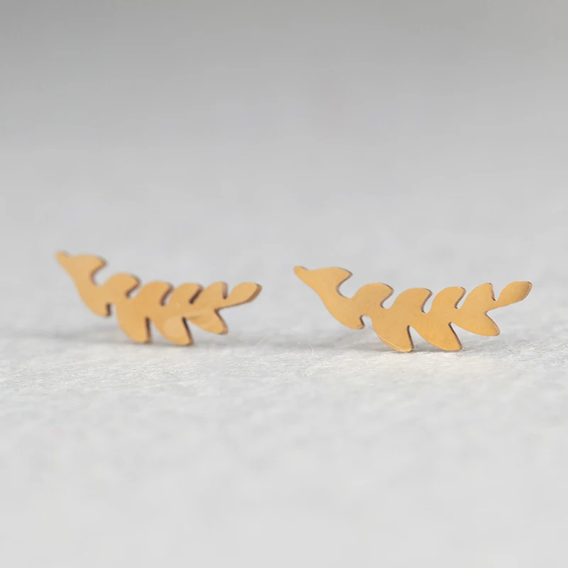 2019 Female Stainless Steel Golden Sliver colour tress Stud Earrings Cute Mini Stud Earring For Girls Minimalist Jewelry 
2019 Female Stainless Steel Golden Sliver colour tress Stud Earrings Cute Mini Stud Earring For Girls Minimalist Jewelry