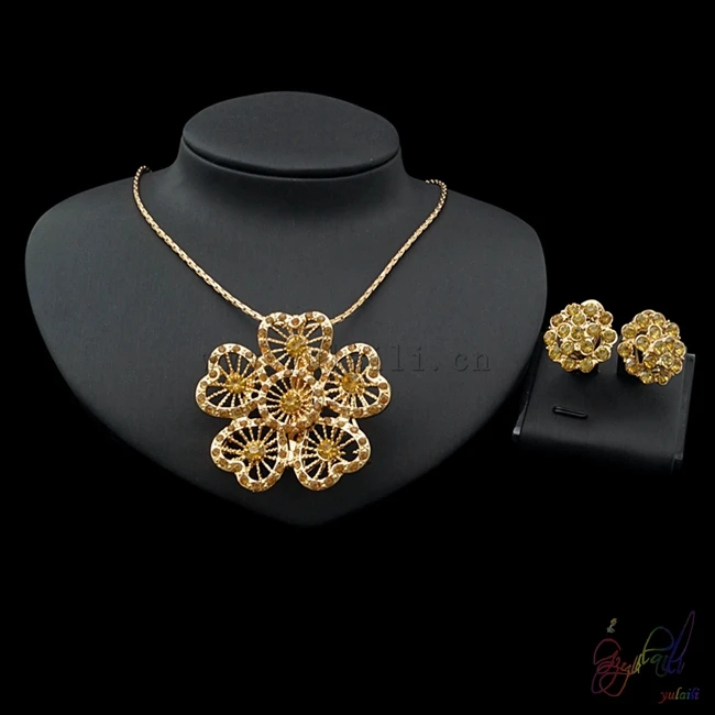 Yulaili Free Shipping Crystal Flower Design Top Quality Necklace Earrings Two Jewelry Sets
Yulaili Free Shipping Crystal Flower Design Top Quality Necklace Earrings Two Jewelry Sets