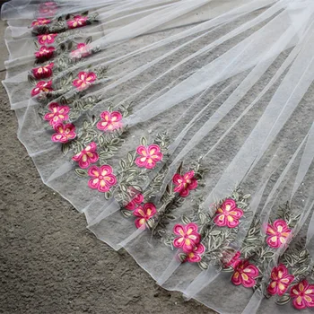 145cm or 57"*1Y Free Shipping Lace Fabrics in Rose Red +Green, Embroidery Tulle Mesh Lace Fabric for Fashion Lady Dresses
145cm or 57"*1Y Free Shipping Lace Fabrics in Rose Red +Green, Embroidery Tulle Mesh Lace Fabric for Fashion Lady Dresses
