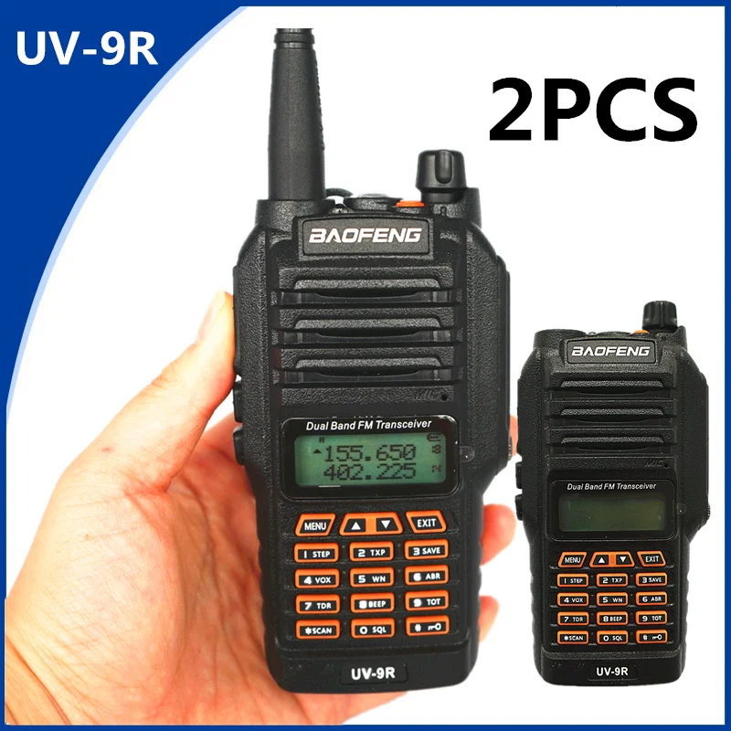 2PCS UV-9R Baofeng 8W Ham Radio 10 KM Dual Band VHF/UHF Waterproof IP67 UV9R Walkie Talkie Upgrade UV-82 UV-5R UV-XR FM Radio
2PCS UV-9R Baofeng 8W Ham Radio 10 KM Dual Band VHF/UHF Waterproof IP67 UV9R Walkie Talkie Upgrade UV-82 UV-5R UV-XR FM Radio