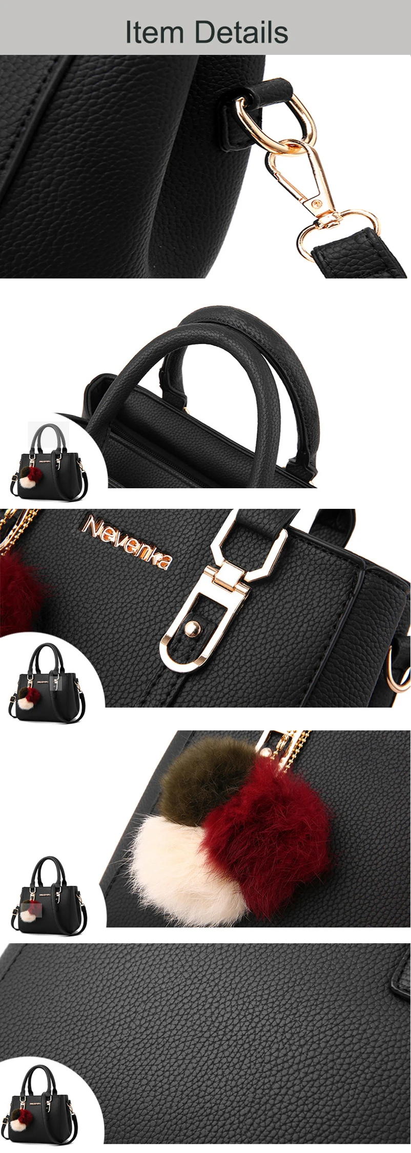 Nevenka Leather Handbag Women Messenger Shoulder Bag Female Crossbody Bags for Women Purses and Handbags Women Summer Bag 201818