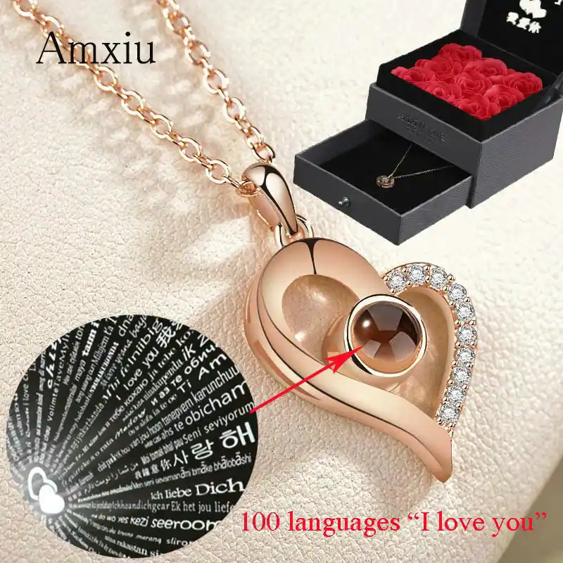 i love you choker necklace for women special unique gift
