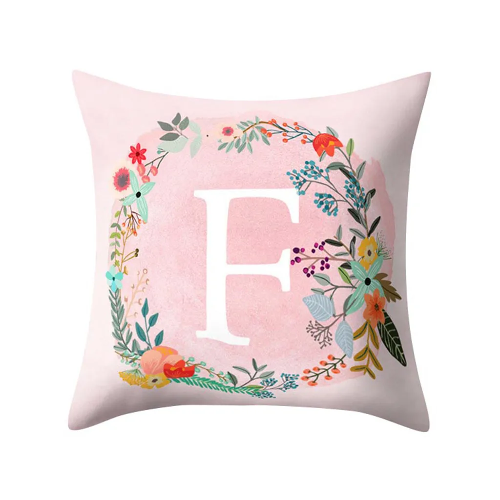 Gajjar Pillowcase Letter Printing Pillow English Alphabet Polyester Cushion Cover for Sofa Home Decor Flower Pillowcase 8.JAN.22
Gajjar Pillowcase Letter Printing Pillow English Alphabet Polyester Cushion Cover for Sofa Home Decor Flower Pillowcase 8.JAN.22