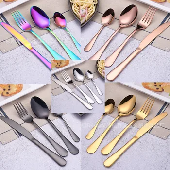 304 stainless steel western food steak, knife, fork, cutlery, four pieces of desserts, spoonfuls, gold, rose, gold, black
304 stainless steel western food steak, knife, fork, cutlery, four pieces of desserts, spoonfuls, gold, rose, gold, black