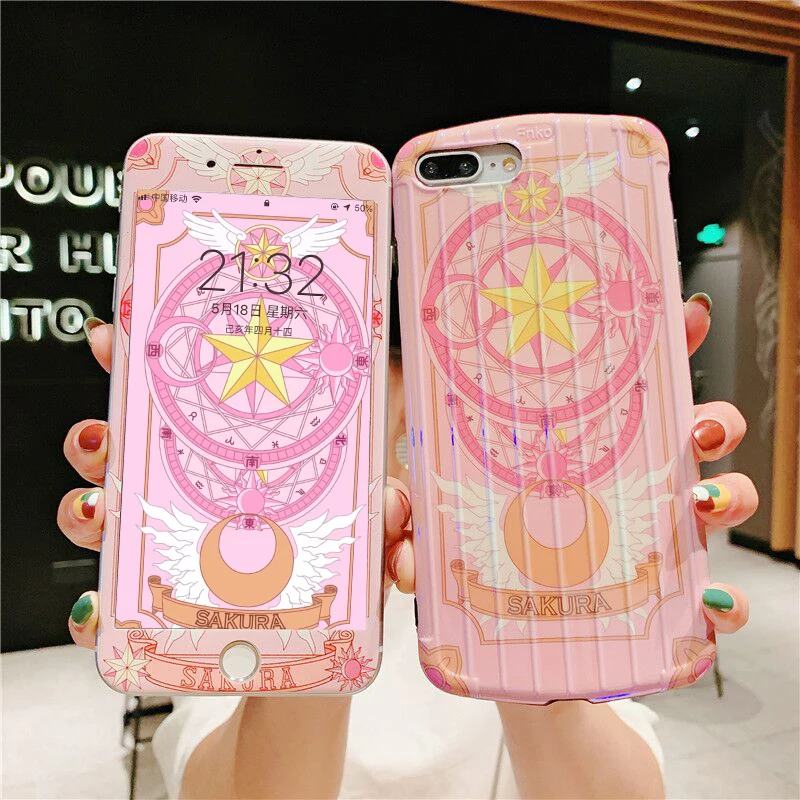For iphone XS max XR X Cute Sailor Moon soft Case + Glass Screen film For iPhone 8plus 7 8 7Plus 6S 6SP pink Sakura Cover
For iphone XS max XR X Cute Sailor Moon soft Case + Glass Screen film For iPhone 8plus 7 8 7Plus 6S 6SP pink Sakura Cover