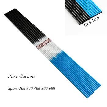 Linkboy Archery Spine300-600 ID6.2mm Pure Carbon Arrow Shaft Blue White and Black Bow Hunting and Shooting
Linkboy Archery Spine300-600 ID6.2mm Pure Carbon Arrow Shaft Blue White and Black Bow Hunting and Shooting