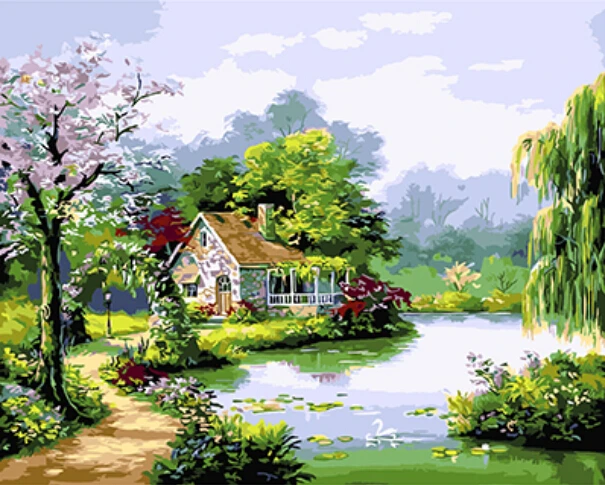PAINTBOY Framed Pictures Painting By Numbers Landscape Handwork Canvas Oil Painting Home Decor For Living Room GX3035
PAINTBOY Framed Pictures Painting By Numbers Landscape Handwork Canvas Oil Painting Home Decor For Living Room GX3035