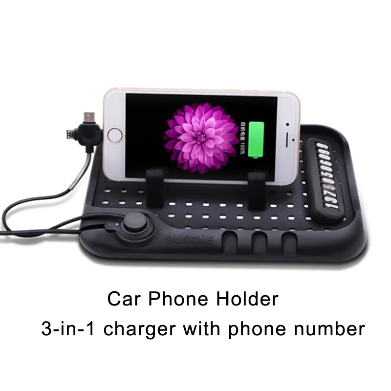 Universal Silicon Car Mobile Phone holder cell phone Anti-slip Mat for GPS and Phone Charging car styling
Universal Silicon Car Mobile Phone holder cell phone Anti-slip Mat for GPS and Phone Charging car styling