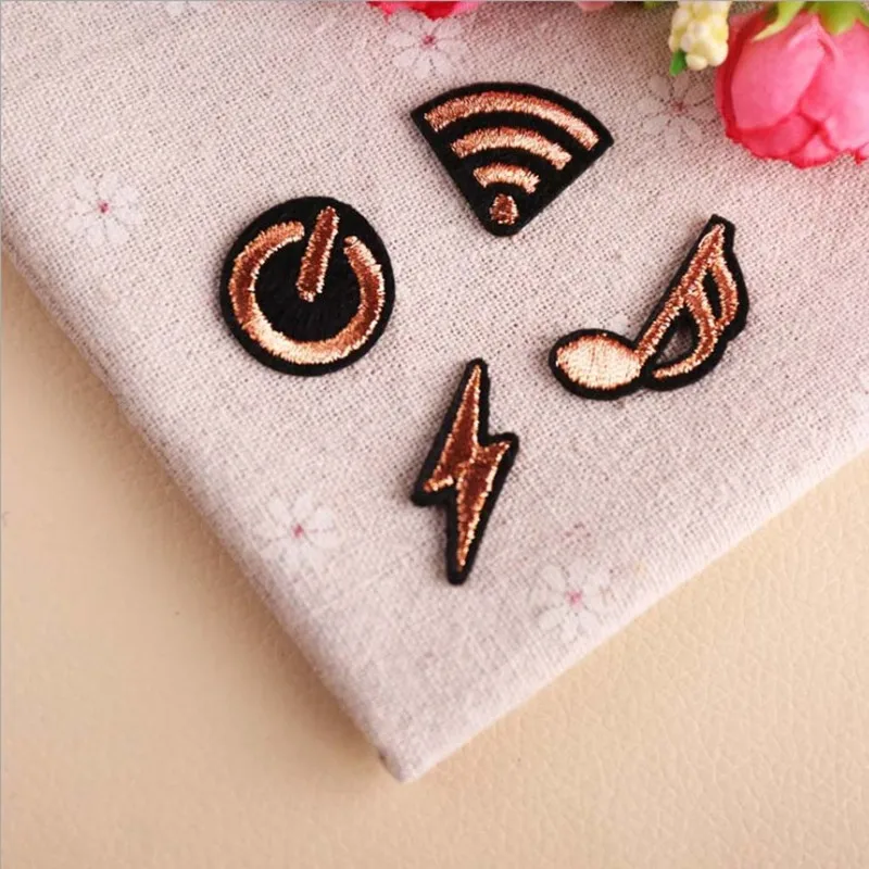 DOUBLEHEE Music Signal Symbol Embroidered Patch Iron On Patches For Clothing Embroidery Design For diy Phone Bag Accessories
DOUBLEHEE Music Signal Symbol Embroidered Patch Iron On Patches For Clothing Embroidery Design For diy Phone Bag Accessories