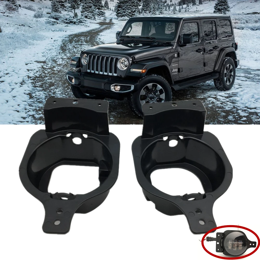 Pair Front Bumper Led Fog Light Mounting Bracket For Jeep Wrangler JL 2018 4 Inch Led Fog Lamp
Pair Front Bumper Led Fog Light Mounting Bracket For Jeep Wrangler JL 2018 4 Inch Led Fog Lamp