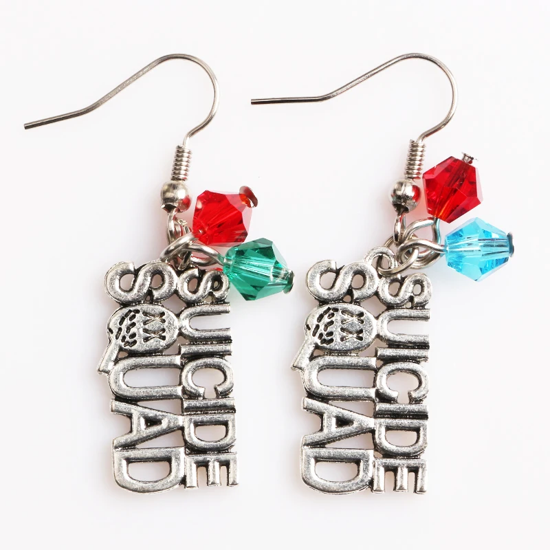 Suicide Squad Harley Quin Crystal Logo Earrings Movie Cosplay Jewelry Fashion Women
Suicide Squad Harley Quin Crystal Logo Earrings Movie Cosplay Jewelry Fashion Women