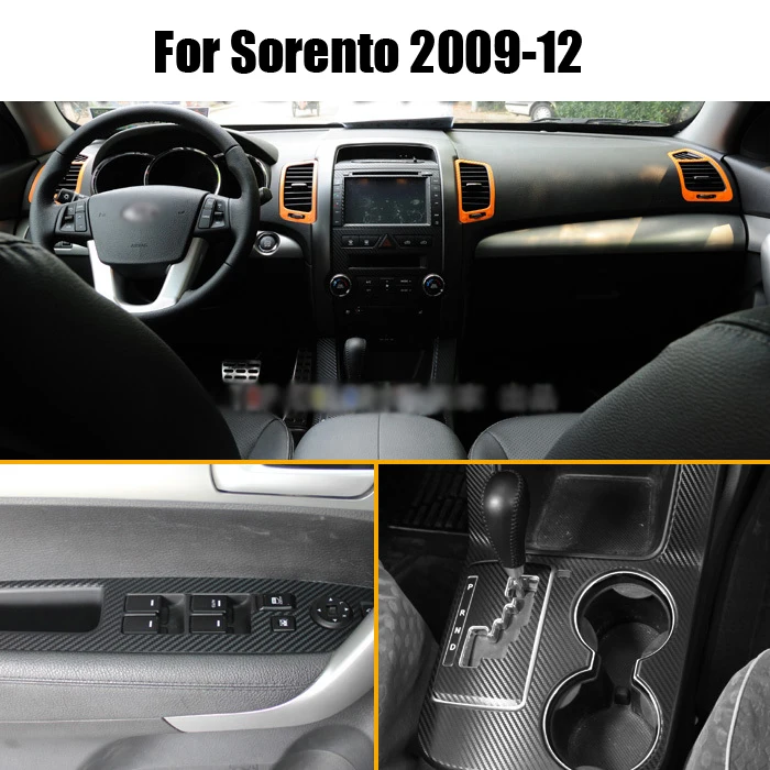 Car-Styling Teeze Car Interior Center Console Color Change Carbon Fiber Molding Sticker Decals For Kia Sorento 2009-2012
Car-Styling Teeze Car Interior Center Console Color Change Carbon Fiber Molding Sticker Decals For Kia Sorento 2009-2012