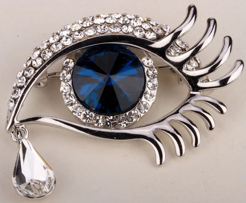 Eye & teardrop brooch pin for women austrian crystal jewelry gifts for women her gold & silver color ZP06 wholesale dropshipping
Eye & teardrop brooch pin for women austrian crystal jewelry gifts for women her gold & silver color ZP06 wholesale dropshipping