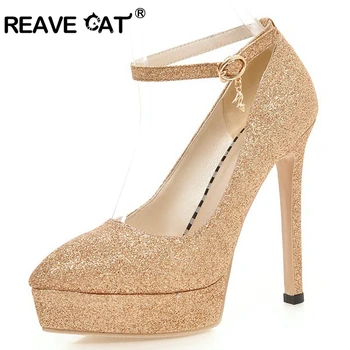 REAVE CAT Shoes woman high heels Ladies spring summer shoes Pointed toe Glitter Bling Buckle Sequined Fashion Party Sexy A295
REAVE CAT Shoes woman high heels Ladies spring summer shoes Pointed toe Glitter Bling Buckle Sequined Fashion Party Sexy A295
