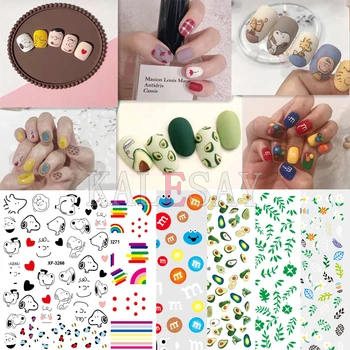 3D Transfer Nail Sticker Dog Rainbow Mm Avocado Design Nail Decals Adhesive Sticker for Manicure Accessories Salon Decoration
3D Transfer Nail Sticker Dog Rainbow Mm Avocado Design Nail Decals Adhesive Sticker for Manicure Accessories Salon Decoration