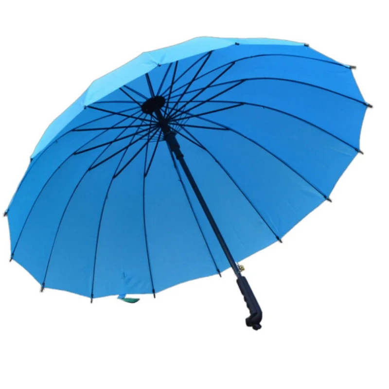 16 Ribs 190T Rainy Solid Umbrellas Semi-Auto Open Manual Close Umbrella Big Long Windproof Waterproof Fiber Umbrella For Female
16 Ribs 190T Rainy Solid Umbrellas Semi-Auto Open Manual Close Umbrella Big Long Windproof Waterproof Fiber Umbrella For Female