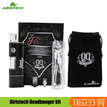 Original Airistech Headbanger Vaporizer Kit 1500mah Battery Dip Dab Wax Concentrate Vape Pen With Quartz Coil water bubbler
Original Airistech Headbanger Vaporizer Kit 1500mah Battery Dip Dab Wax Concentrate Vape Pen With Quartz Coil water bubbler