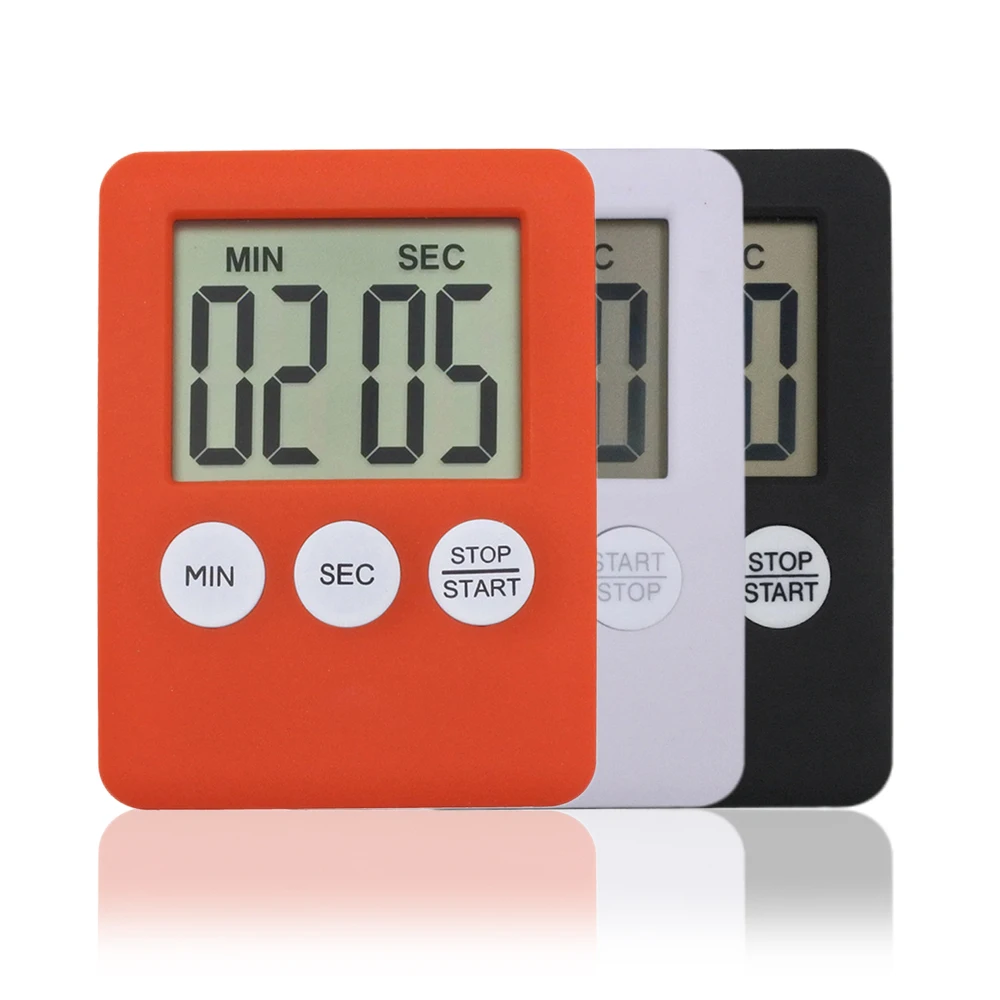 Dropshipping Super Thin LCD Digital Screen Kitchen Timer Square Cooking Count Up Countdown Alarm Magnet Clock Temporizador
Dropshipping Super Thin LCD Digital Screen Kitchen Timer Square Cooking Count Up Countdown Alarm Magnet Clock Temporizador