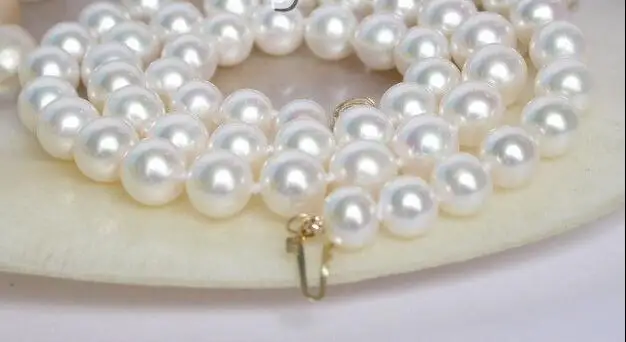 Free Shipping >> 7mm GENUINE AKOYA WHITE SEA WATER PEARL NECKLACE 14K GOLD
Free Shipping >> 7mm GENUINE AKOYA WHITE SEA WATER PEARL NECKLACE 14K GOLD