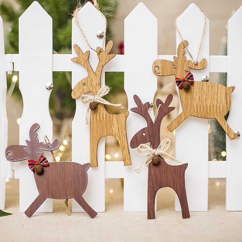 1PC Wood Elk Pendant Christmas Tree Decor Xmas Party Decor Deer Pendants 4 Styles
1PC Wood Elk Pendant Christmas Tree Decor Xmas Party Decor Deer Pendants 4 Styles