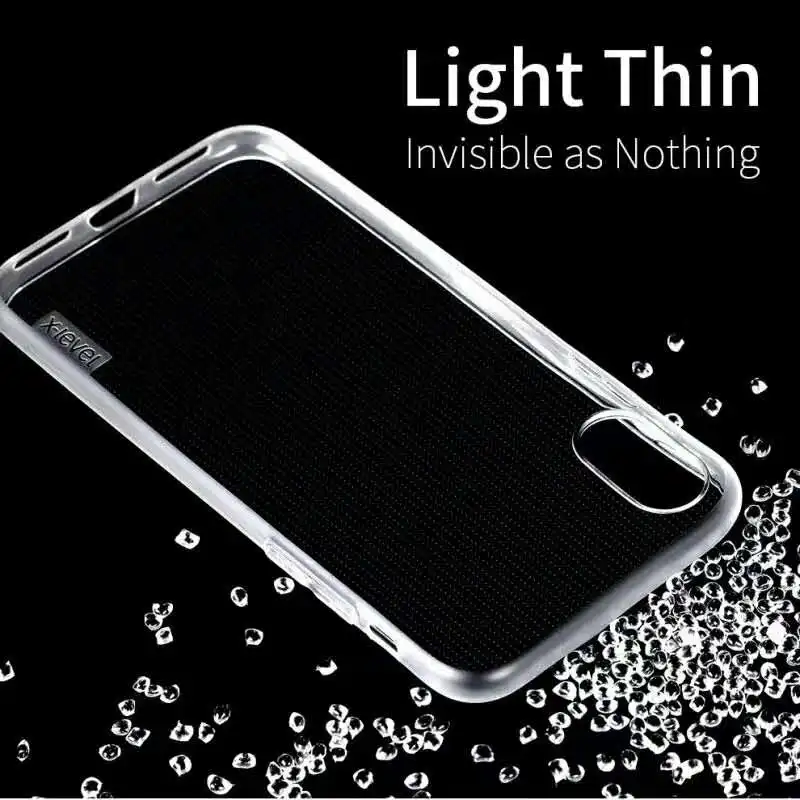 For iPhone XS Max X-Level Crystal Clear Phone Case For iPhone XS X 6 7 8 Plus Cover Ultra Thin Protective Soft TPU Back Cover
For iPhone XS Max X-Level Crystal Clear Phone Case For iPhone XS X 6 7 8 Plus Cover Ultra Thin Protective Soft TPU Back Cover