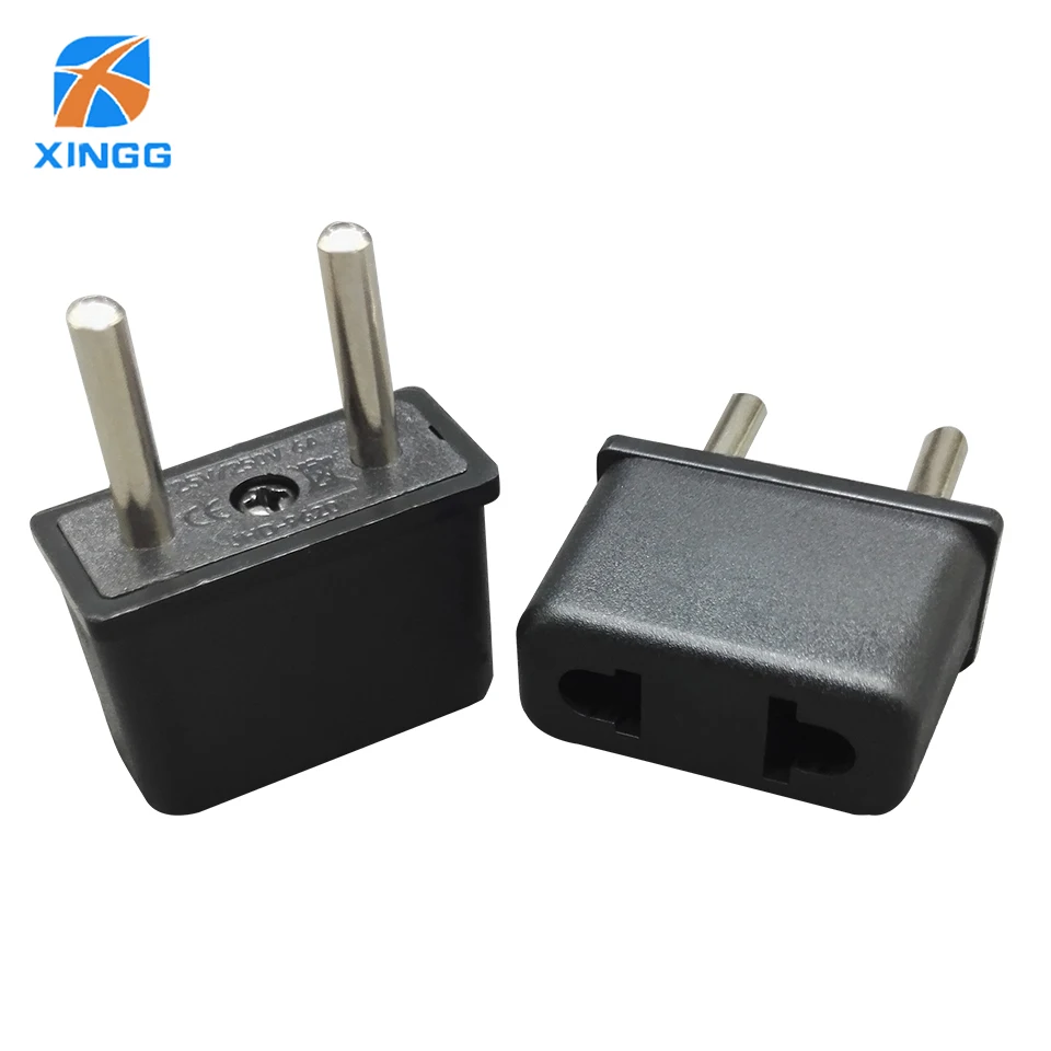 EU European Round 2 Pins AC Power Electrical Plug Travel Adapter To US Plug Adapter Outlet Socket Adaptor Converter 6A 125/250V
EU European Round 2 Pins AC Power Electrical Plug Travel Adapter To US Plug Adapter Outlet Socket Adaptor Converter 6A 125/250V