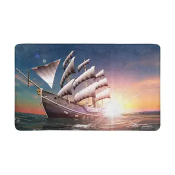Vintage Frigate Sailing Sunrise Doormat Indoor Entrance Rug Floor Mats Shoe Scraper Door Mat Non-Slip Home Decor Rubber Backing
Vintage Frigate Sailing Sunrise Doormat Indoor Entrance Rug Floor Mats Shoe Scraper Door Mat Non-Slip Home Decor Rubber Backing