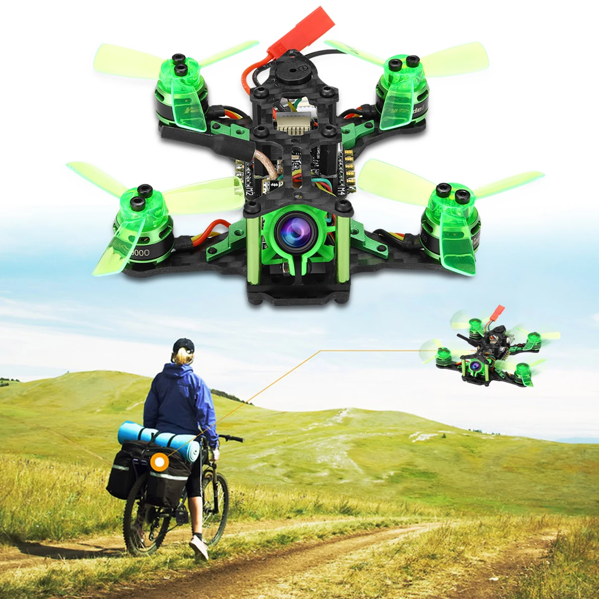 Mantis85 mini RACING DRONE BNF Frsky D8/Flysky 8ch/Specktrum Receiver 3-blades Propeller 3 Modes Betaflight OSD Stability
Mantis85 mini RACING DRONE BNF Frsky D8/Flysky 8ch/Specktrum Receiver 3-blades Propeller 3 Modes Betaflight OSD Stability
