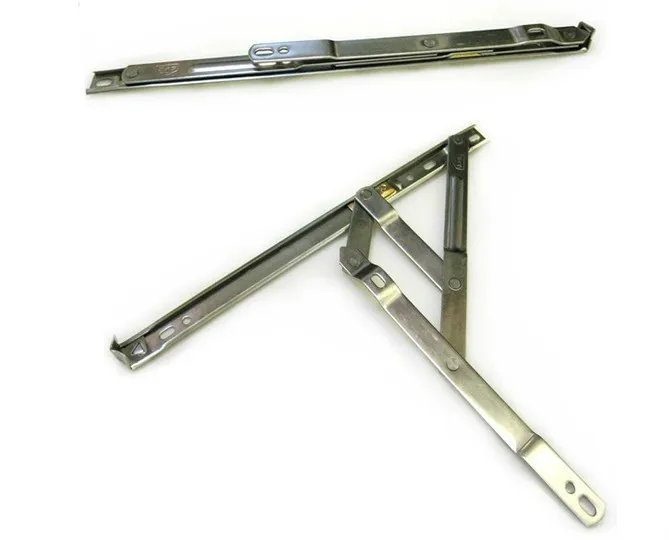 New 10" Stainless Steel Folded Four Bars Casement Awning Window Hinge Silver |