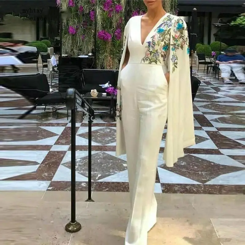 New Arrival Ivory Sexy Evening Dresses 2019 Jumpsuit Dubai Arabic Evening Dress Party Pants Sexy Formal Dress Evening Gowns
New Arrival Ivory Sexy Evening Dresses 2019 Jumpsuit Dubai Arabic Evening Dress Party Pants Sexy Formal Dress Evening Gowns