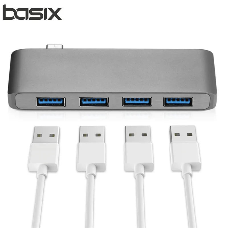 basix USB 3.0 hub in 4 port type c hubs adapter with High-speed transmissionport type-c USB hub for MacBookPro pro
basix USB 3.0 hub in 4 port type c hubs adapter with High-speed transmissionport type-c USB hub for MacBookPro pro