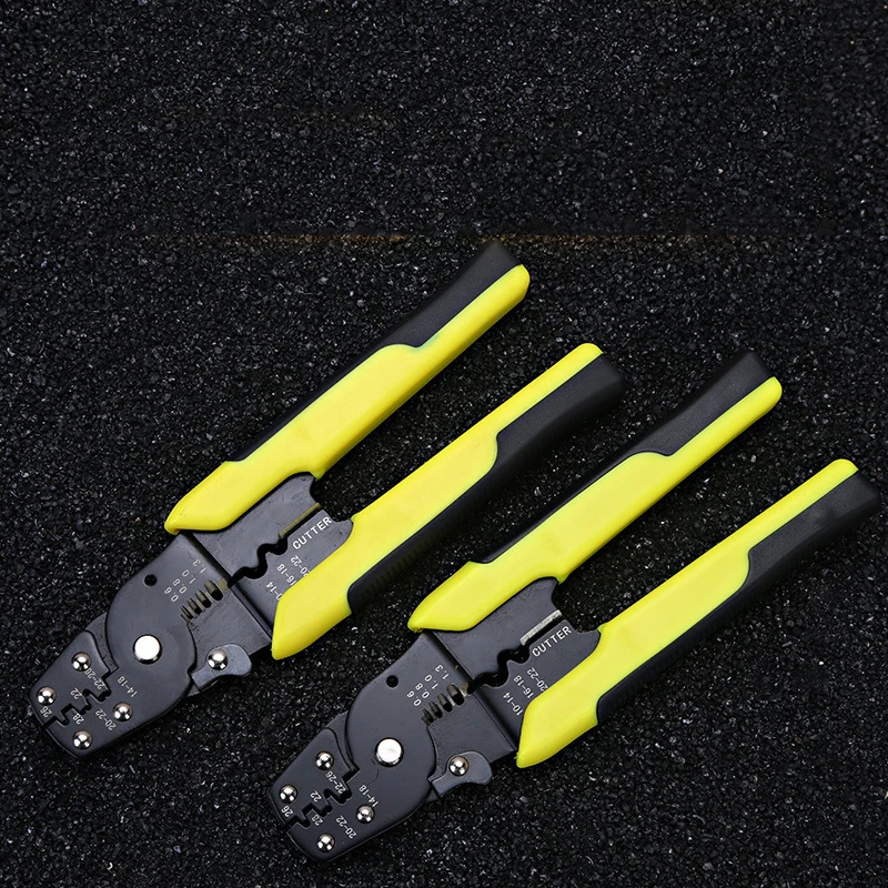 Multi-purpose wire stripper High carbon steel Flat mouth stripping wire crimping tool TPR handle crimping pliers
Multi-purpose wire stripper High carbon steel Flat mouth stripping wire crimping tool TPR handle crimping pliers