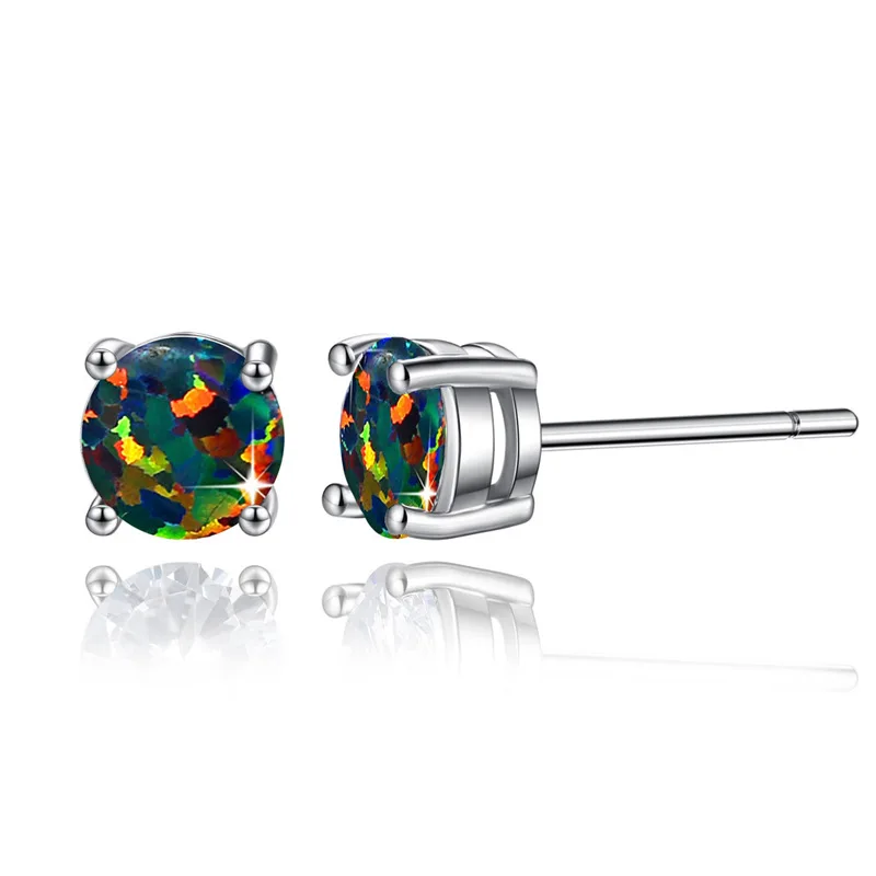 Silikolove 1pair Fashion Jewelry Women Round Zircon Stud Earrings 6mm Four-claw Multi-color Piercing Earrings
Silikolove 1pair Fashion Jewelry Women Round Zircon Stud Earrings 6mm Four-claw Multi-color Piercing Earrings