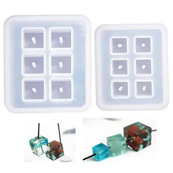 2pcs Cubic Design Silicone Bead Molds with Holes Square Epoxy Mold for ,Polymer Clay,Soap Making, Cabochon Gemstone Crafting P
2pcs Cubic Design Silicone Bead Molds with Holes Square Epoxy Mold for ,Polymer Clay,Soap Making, Cabochon Gemstone Crafting P