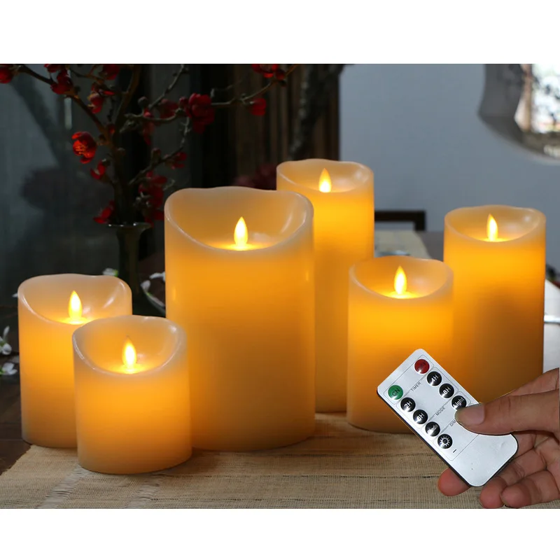 3pcs Battery Operated LED Candle Moving Wick LED Wax Candle Light Flameless Candlestick for Wedding Christmas Home Decor
3pcs Battery Operated LED Candle Moving Wick LED Wax Candle Light Flameless Candlestick for Wedding Christmas Home Decor