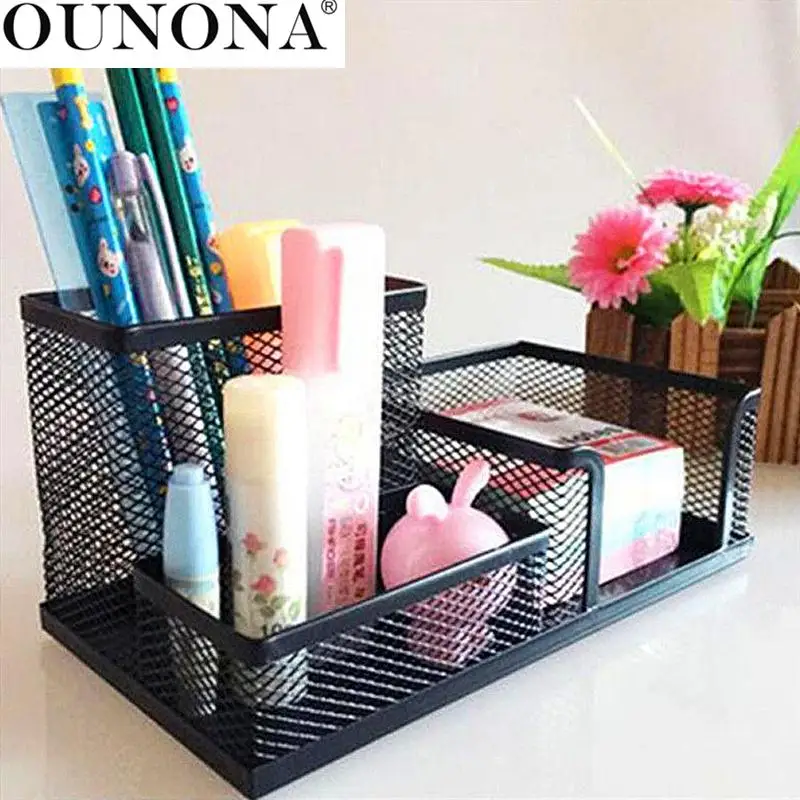 3-Compartments Desk Organizer Stationery Organizer Study Storage Pencil Cup Pen Holder Office Supplies Storage Box
3-Compartments Desk Organizer Stationery Organizer Study Storage Pencil Cup Pen Holder Office Supplies Storage Box