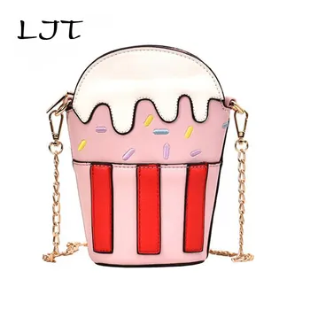 LJT Funny Cute Cartoon Ice Cream Shoulder Bag Female 2019 Fashion Personality Mini Chain Crossbody Messenger Bag Bolsa
LJT Funny Cute Cartoon Ice Cream Shoulder Bag Female 2019 Fashion Personality Mini Chain Crossbody Messenger Bag Bolsa