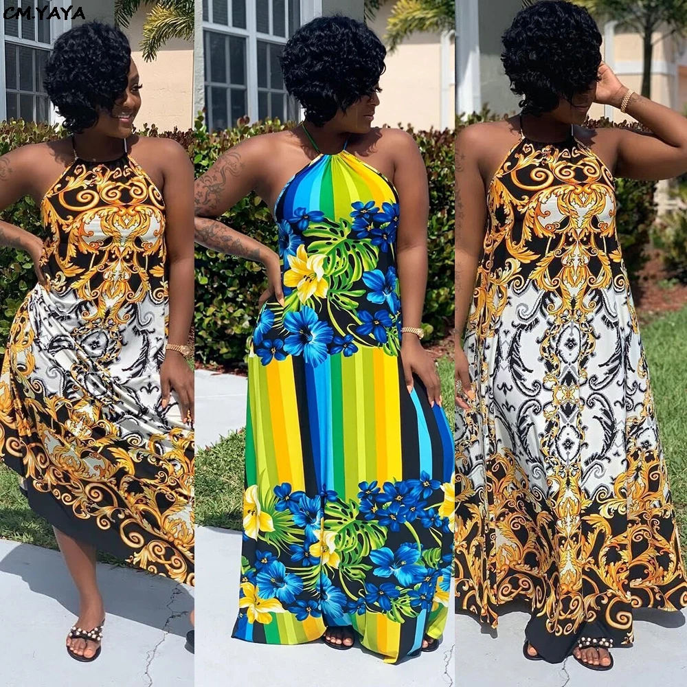 2019 new women summer floral chain print halter neck loose maxi dress club party sexy night long beach dresses vestidos G3949
2019 new women summer floral chain print halter neck loose maxi dress club party sexy night long beach dresses vestidos G3949