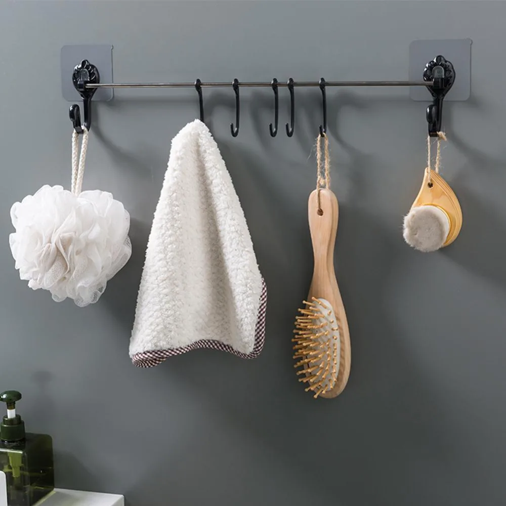 Balck Bathroom Towel Sticky Hooks Hanging Coat Hooks Organizer Hat Hangers Storage Organizer
Balck Bathroom Towel Sticky Hooks Hanging Coat Hooks Organizer Hat Hangers Storage Organizer