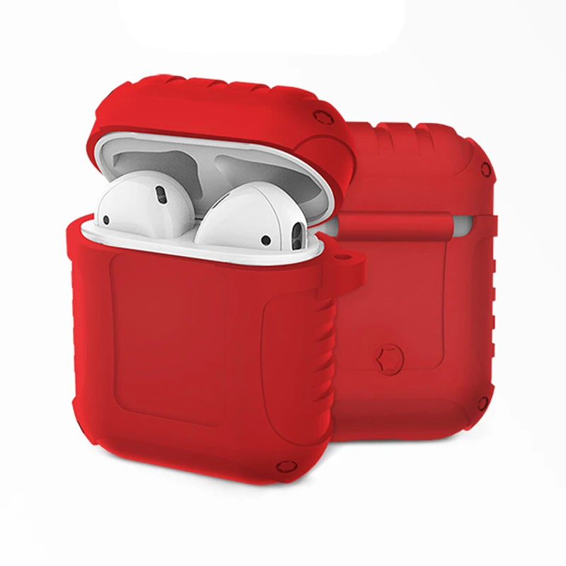 New Wireless Bluetooth Headset Cover Waterproof Silicone Case Suitable For Apple Bluetooth Five Generation Headphone Cover Red
New Wireless Bluetooth Headset Cover Waterproof Silicone Case Suitable For Apple Bluetooth Five Generation Headphone Cover Red