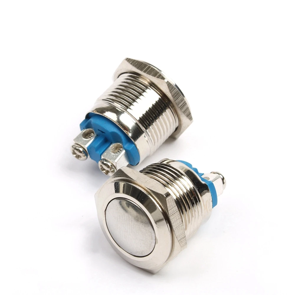 Momentary 16MM Metal Push Button Switch screw feet doemd round Waterproof Nickel plated brass press button
Momentary 16MM Metal Push Button Switch screw feet doemd round Waterproof Nickel plated brass press button